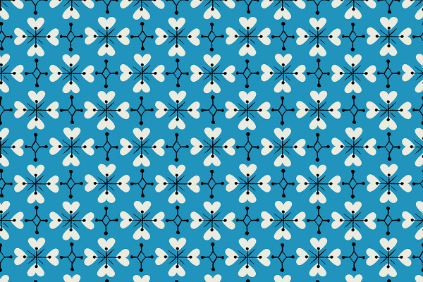 Ruby Star Society Smol by Kimberly Kight Coeur de Fleur Bright Blue