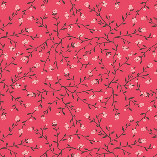 Art Gallery Katarina Rocella Plentiful Dancing Florets Rouge