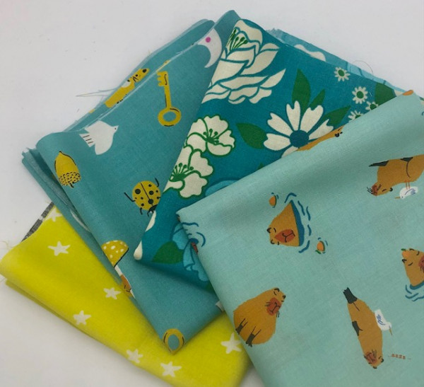 Fat Eight Bundle Ruby Star Society Capybara türkis