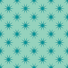 Retro Geos by Leanne Friedberg Shine Bright Teal
