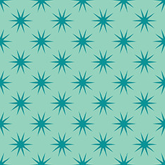 Retro Geos by Leanne Friedberg Shine Bright Teal