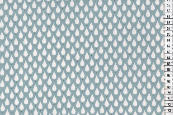 Wachstuch Tear Drops Ice Green
