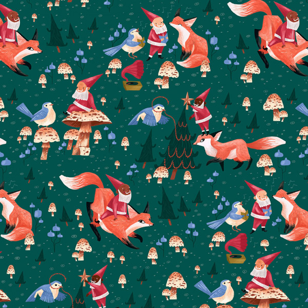 Dear Stella Fabrics Rae Ritchie Santawood