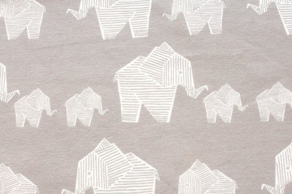 Bio Stretchjersey Elephant grau