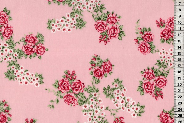 Wachstuch Isabella Light Rose