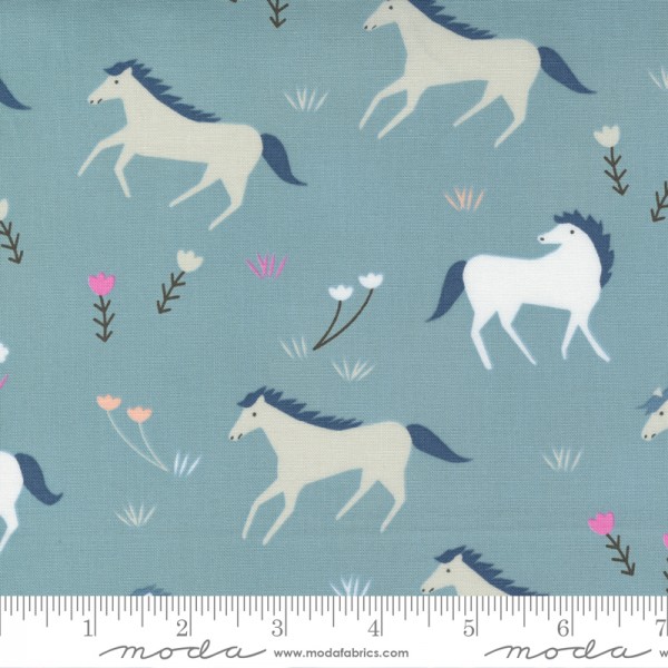 Aneely Hoey Meander Horses Denim