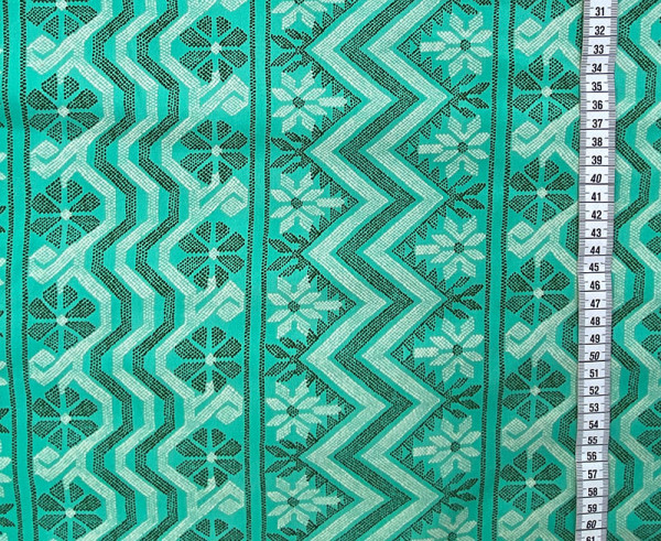 Free Spirit Amy Butler Bright Heart Sateen Cosmo Weave Turquoise