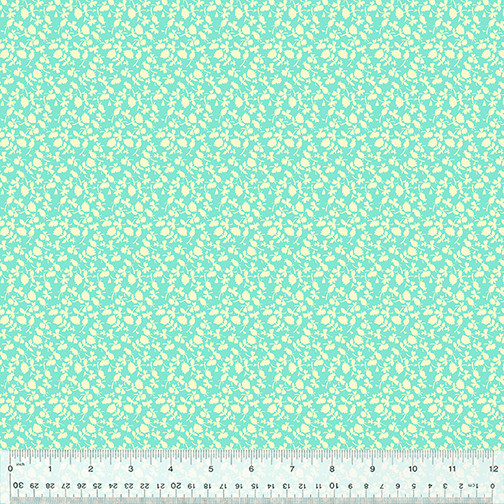 Heather Ross Country Mouse Fresh Calico Aqua