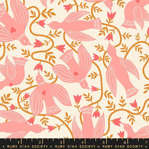 Ruby Star Society Jen Hewett Endpaper Hummingbird Natural