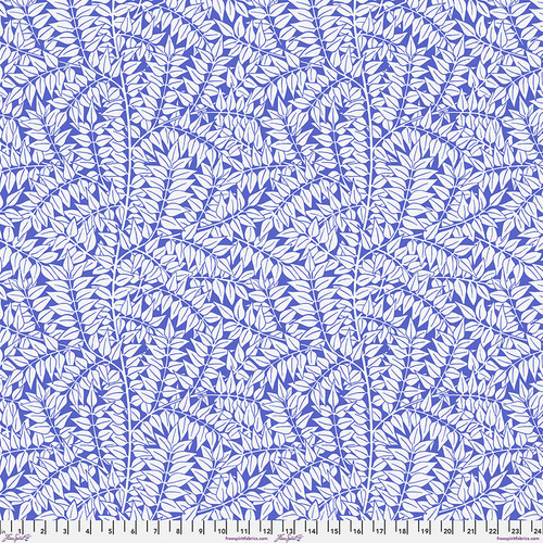 Kaffe Fassett X Morris & Co. Cotton Lawn Branches blue