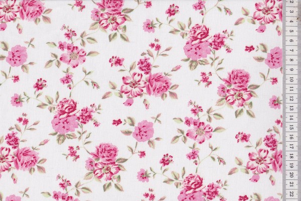 Westfalenstoffe Rosenborg Rosenblüte creme