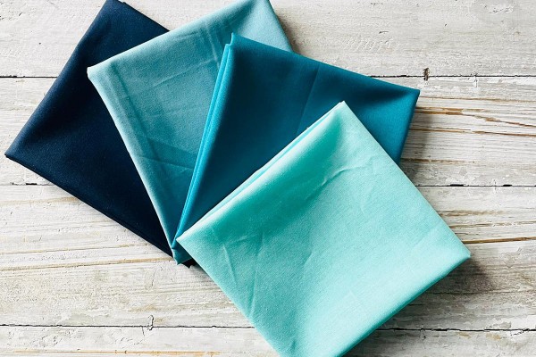 Pure Elements Fat Quarter Set aqua