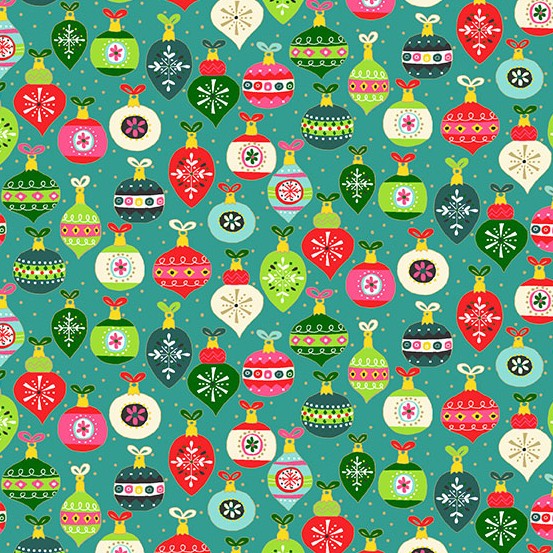 Santa Express Baubles-Teal